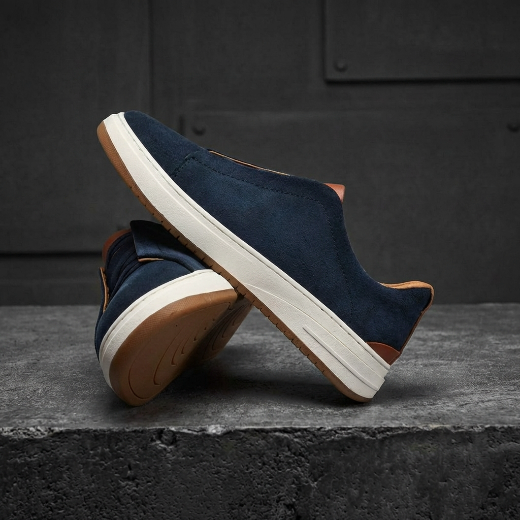 MEN’S SNEAKERS | SLIP-ON | ELASTIC PANEL | LOW-TOP CASUAL