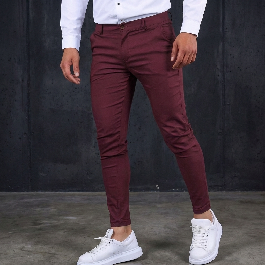 MEN’S TROUSERS | VISCOSE | SLIM FIT