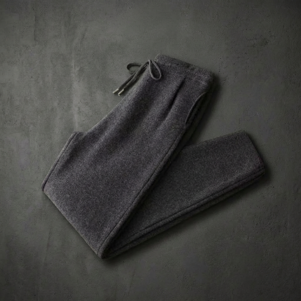 MEN’S TROUSERS | CASHMERE | DRAWSTRING | LEISURE | RELAXED FIT